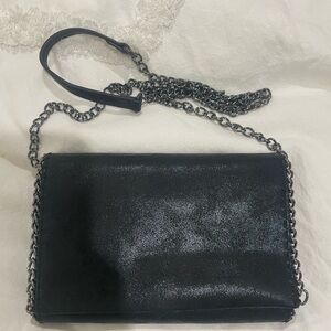 Chic Black Chain Crossbody Bag